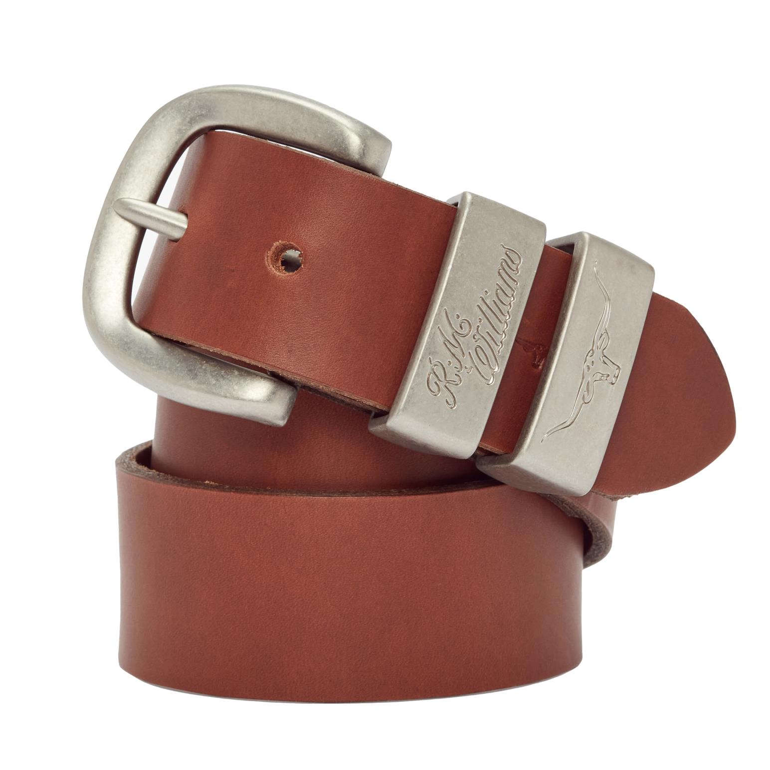 R.M. Williams 1 1/2" 3 Piece Solid Hide Belt